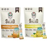 Salud 2-Pack | 2-in-1 Hydration + Immunity (Tamarindo) &amp; Hydration + Immunity (Lemonade)&ndash; 15 Servings Each, Agua Fresca Drink Mix, Non-GMO, Gluten Free, Vegan, Low Calorie, 1g of Sugar