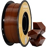 Kingroon High Speed PETG 3D Printer Filament 1.75mm, 3D Printer Rapid Filament for 30-600mm/s Hyper Printing Filament, Dimensional Accuracy +/- 0.03 mm, 1kg Plastic Spool(2.2lbs) (Brown)