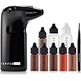 TEMPTU One Airbrush Make-up Kit with Cordless Compressor, 6 Shades: 11-Piece Set, Portable Air Brush Machine & Airpod Pro, 3 Shades of Foundation, Blush, Bronzer, Instant Concealer, Perfect Complexion