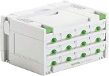 Festool 491986 Sys 3 Sortainer 12 Drawer Organizer System White view 7