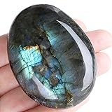 MAIBAOTA 2.4" Large Laradorite Crystal Stone