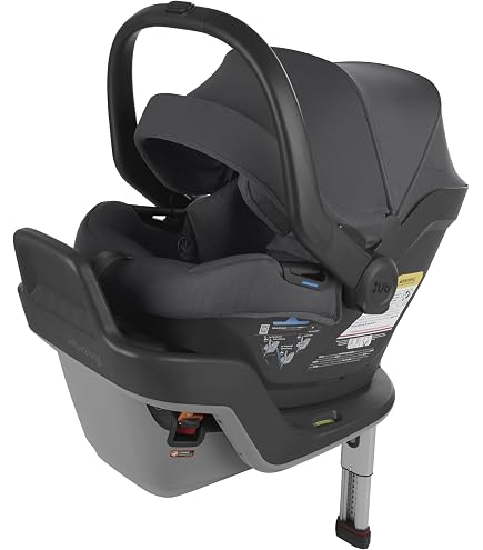 UPPAbaby Mesa Max Infant Car Seat/Base with Load Leg and Robust Infant Insert Included/Innovative Safety Features + Simple Installation/Direct Stroller Attachment/Gregory (Blue Mélange) : Baby