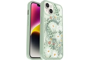 OtterBox iPhone 14 & iPhone 13 Symmetry Series+ Case - SAGE ADVICE (Green), Ultra-Sleek, Snaps to MagSafe, Raised Edges Protect Camera & Screen