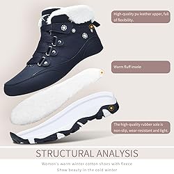 ASHION Women's Snow Boots Classic Snowboots Winter