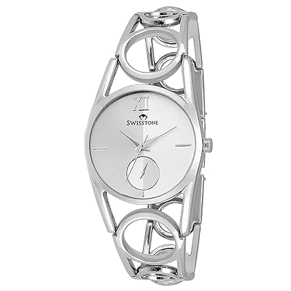 Analogue Silver Dial Women's Watch -Dzl148-Silver