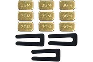 Alpurple 3 Set Ceiling Fan Blade Balancing Kit, Fan Balancing Kits Include 3 PCS Plastic Balancing Clip and 9 PCS Metal Self-adhesive 3G Weight