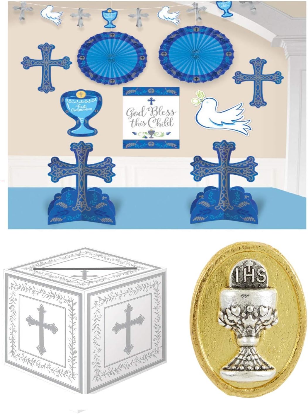 First Holy Communion Boy Party Celebration Pack Complete Room