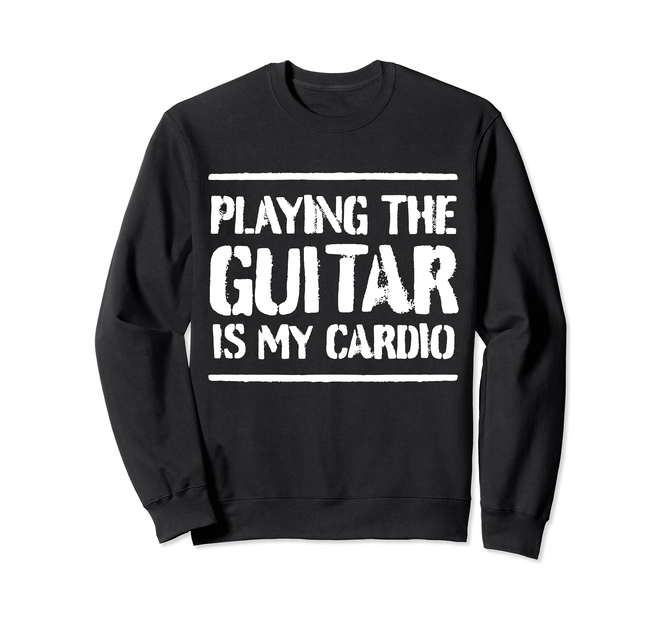 Funny Guitar Player Cardio Guitarist Sweatshirt