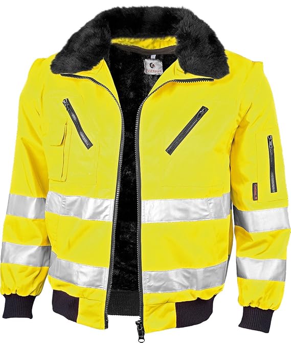 Qualitex Warnschutz Pilotenjacke gelb oder orange