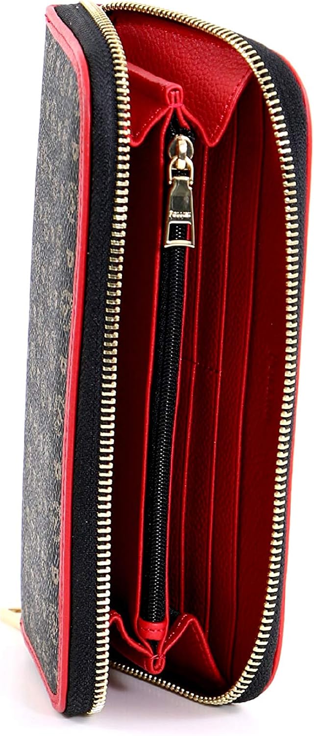 POLLINI Wallet Ladies Black red - TE9001PP02Q1100B, Rosso - Image 4