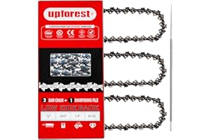 UPFOREST 12" Chainsaw Chain For Stihl MSA 120 C/MSA 140 C/MSA 160 C Stihl 71PM3-64, 3670-005-0064 and More (3 Chains) (40MTPX64)