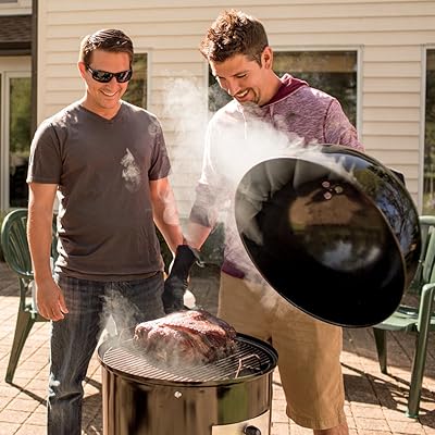 weber smokey mountain cooker smoker 18