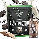VEDGE Vegan Protein Powder - Plant Protein Powder with Pea, Pumpkin & Sunflower - USDA Organic, Amino Acids, Dairy Free, Soy Free, Keto, Non GMO - Cookies and Creme - 20 Servings