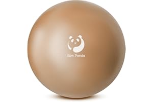 Slim Panda Pilates Ball, 9 Inch Small Exercise Ball, Anti Burst Mini Yoga Ball for Stability, Workout, Barre, Core Strength, Physical Therapy, Balance, Stretching