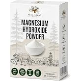 Magickal Hues Magnesium Hydroxide Powder 100g | Food Grade, 100% Natural, Chemical Free, Non GMO, DIY Deodorant &amp; Toothpaste