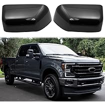 thumbnail image 2 of Painted OEM Mirror Covers For 2017-2025 Ford F250 F350 – M7 Carbonized Gray 2 of 5