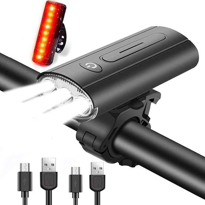 Luci Bici LED Ricaricabili 8000mAh - 3250 Lumen, Impermeabili IPX5, 4 Modalità, Con Power Bank - Foto 7