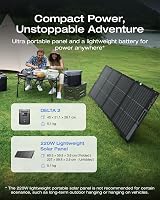EF ECOFLOW Delta 2 and 220W Solar Panel Bundle 1-3kWh Expandable view 5
