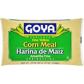 Goya Fine Yellow Corn Meal - 12 Ounce, Latin Dishes, Kitchen Baking Staple | For Arepas, Empanadas and Latin Dishes, Kitchen Baking Staple, Goya Fine Yellow Corn Meal - 12 oz, Enjoy Any Time of Day
