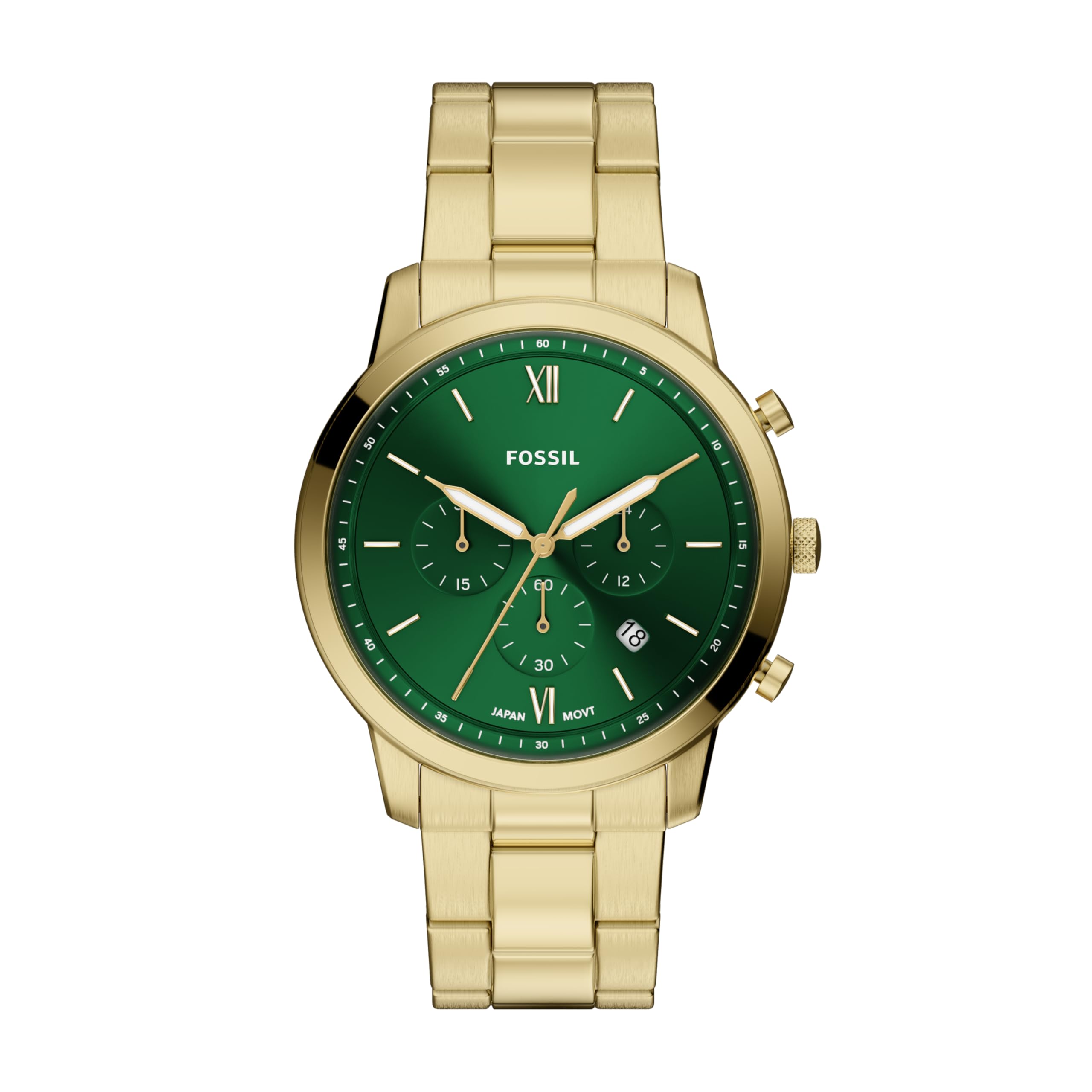 Fossil Men's Neutra Chronograph Gold-Tone Stainless Steel Watch (Model: FS6164) Image