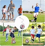 Ainiv Soccer Ball Net Kicker 1PC Trainer for Size 3-5 Footballs Black view 7
