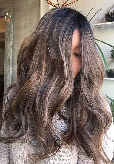 Sunny 22 Hair Extensions Ombre Clip In Balayage Human Hair Extensions Natural Black To Brown Mixed