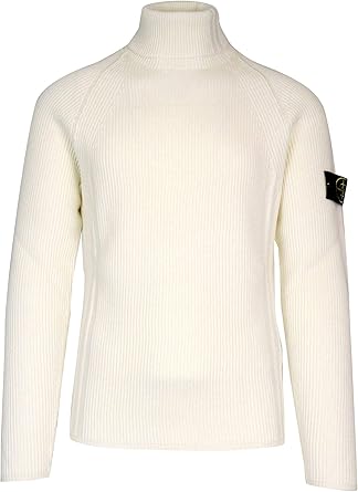 maglione stone island bianco
