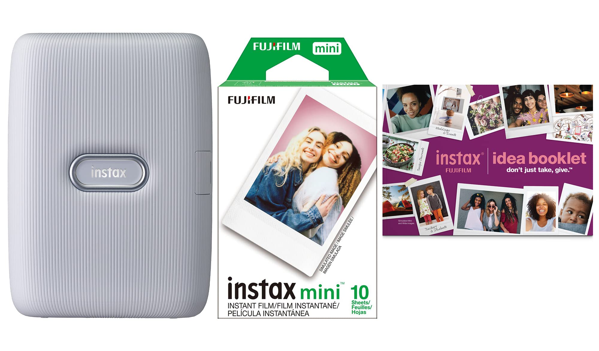 Fujifilm Instax Mini Link White Printer Bundle Image