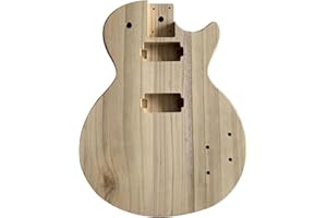 HUIOP Box, Electric Bass Body,Unfinished Electric Guitar Body Maple Wood Blank Guitar Barrel for PB Style Bass Guitars DIY Parts