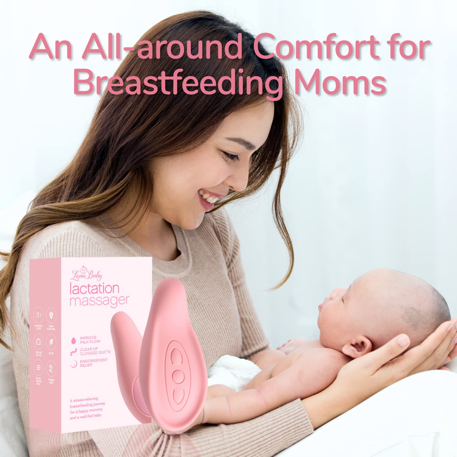 Breastfeeding Journey Breastfeeding Two Babies Breast Massager For