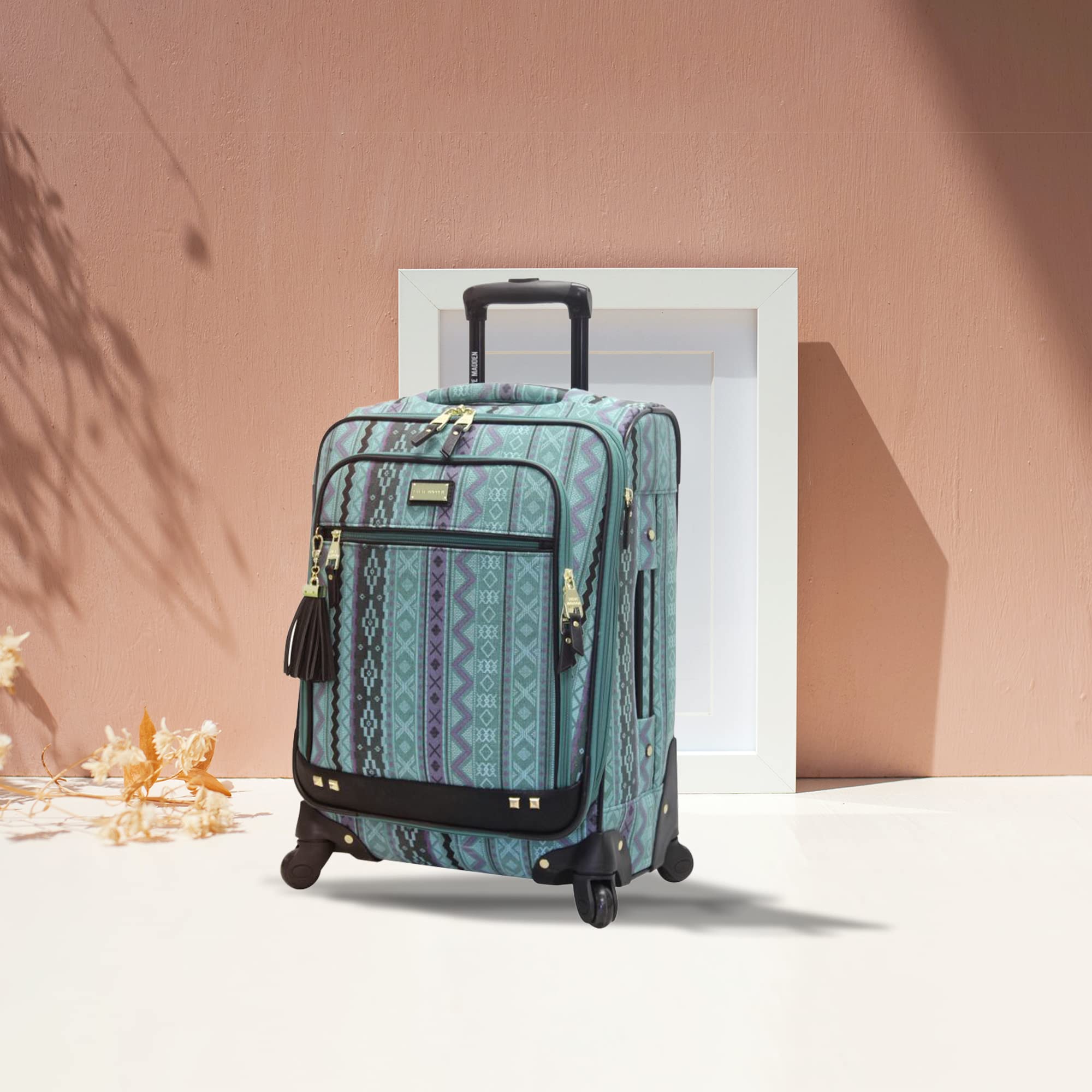 Steve Madden Unisex-Adult (Luggage only) Spinner, Legends Turquoise, One Size