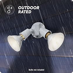 Globe Electric 17000081 240 W Twin Head White