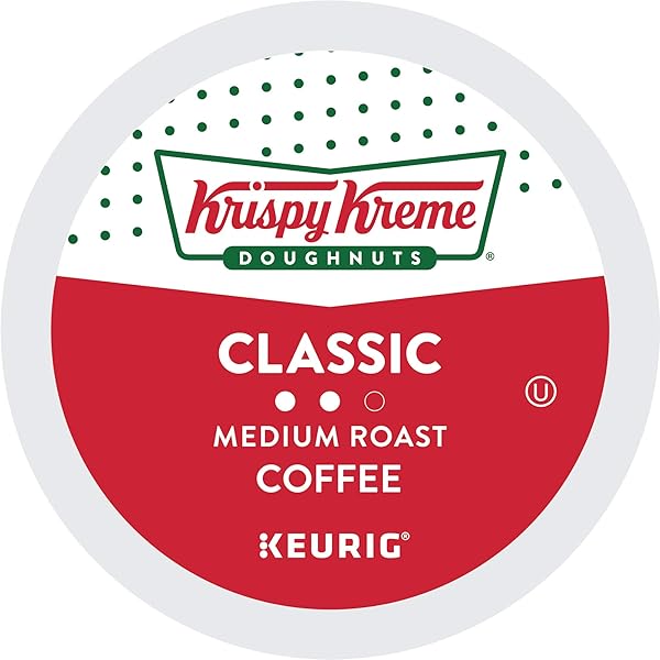 KRISPY KREME CLASSIC KEURIG SINGLE-SERVE K-CUP PODS, MEDIUM ROAST COFFEE, 12 COUNT