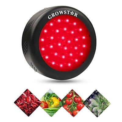 Buy Growstar Ufo 150w All Deep Red Led Grow Light 660nm Full Red Spectrum For Indoor Greenhouse Hydroponics Plants Bloom Booster Flowering And Fruiting Growing Spectrum Enhancement Online In Kuwait B07ggkslwb