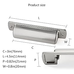 CABDM Cup Pulls 10 Pack 3"(76mm) Center to Center