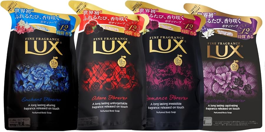 Amazon Lux ラックス ボディソープ フォーエバーコレクション 4種つめかえ用アソート 300g 4 ラックスボディソープ ボディソープ 通販