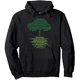 Funny Binary Tree Computer Coding Programmer Men Women Gifts Pullover Hoodie