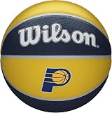 Wilson NBA Team Tribute Indiana Pacers Outdoor Basketball Size 7 Rubber view 3