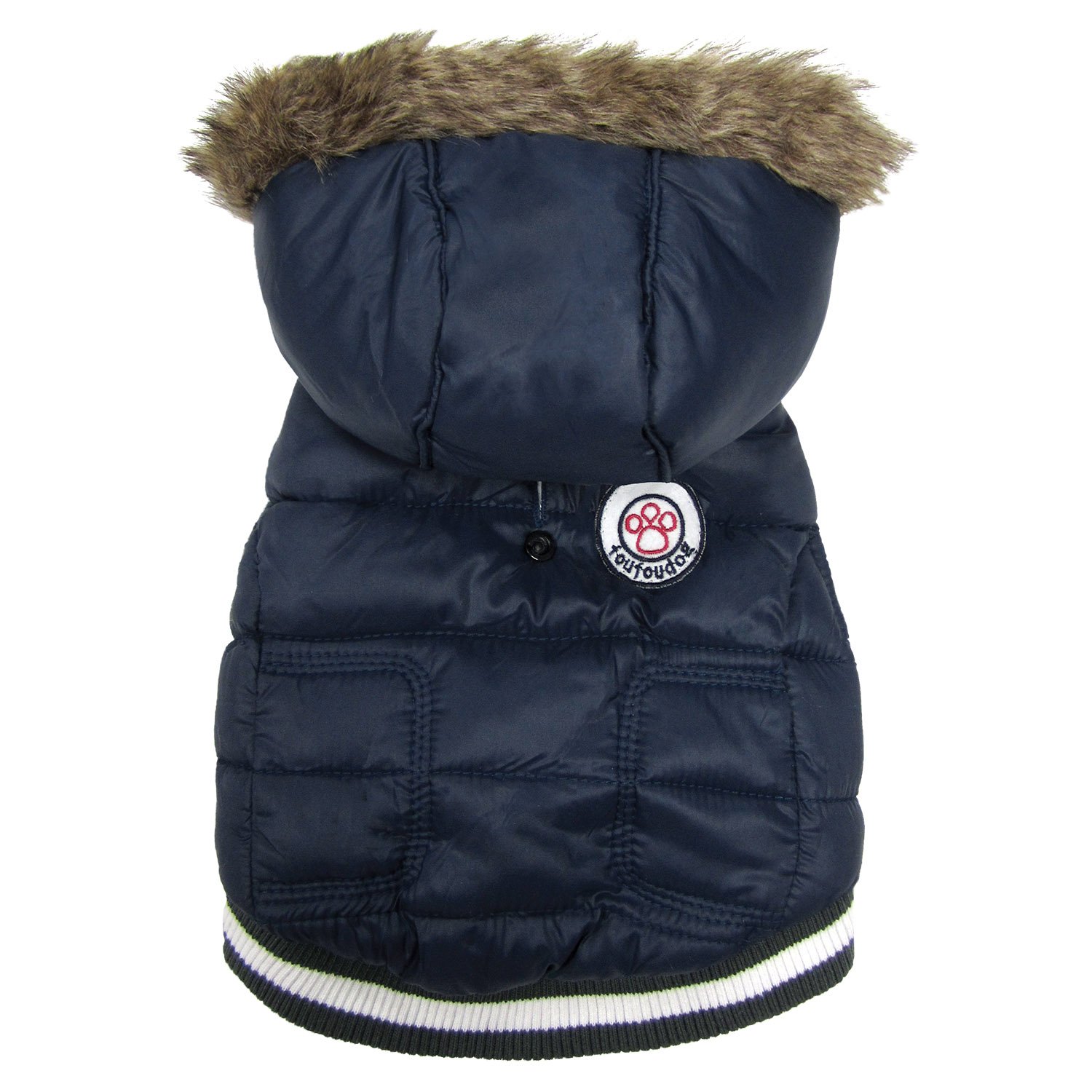 FouFou Dog 62533 Expedition Parka for Dogs, 2X-Large, Navy