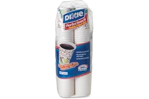 Dixie PerfecTouch 12 oz. Insulated Paper Hot Coffee Cup by GP PRO (Georgia-Pacific), Coffee Haze, 5342CDSBP, 160 Cups Per Case, Coffee Haze Design