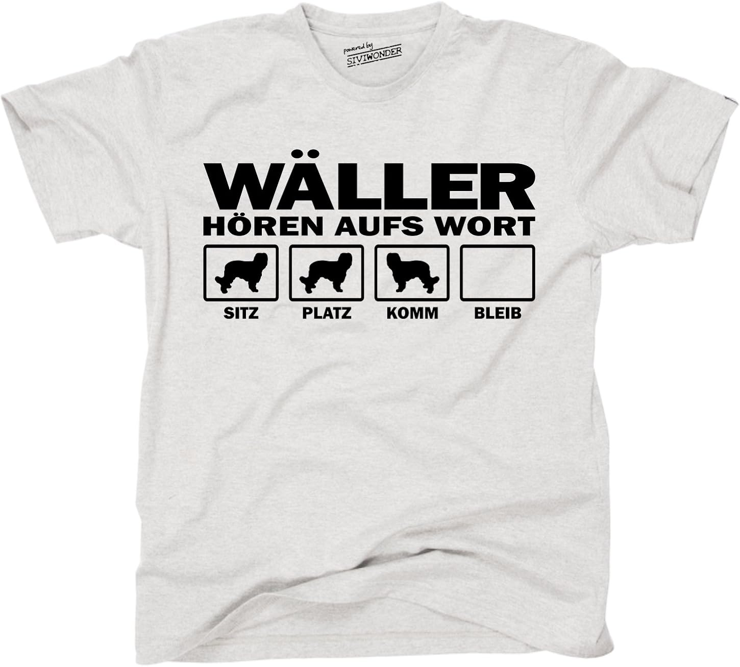 Siviwonder Wäller Deutscher Hund Hören AUFS Wort Unisex TShirt Shirt