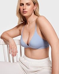 INLYRIC Women's Inbarely Triangle Bralette Plunge