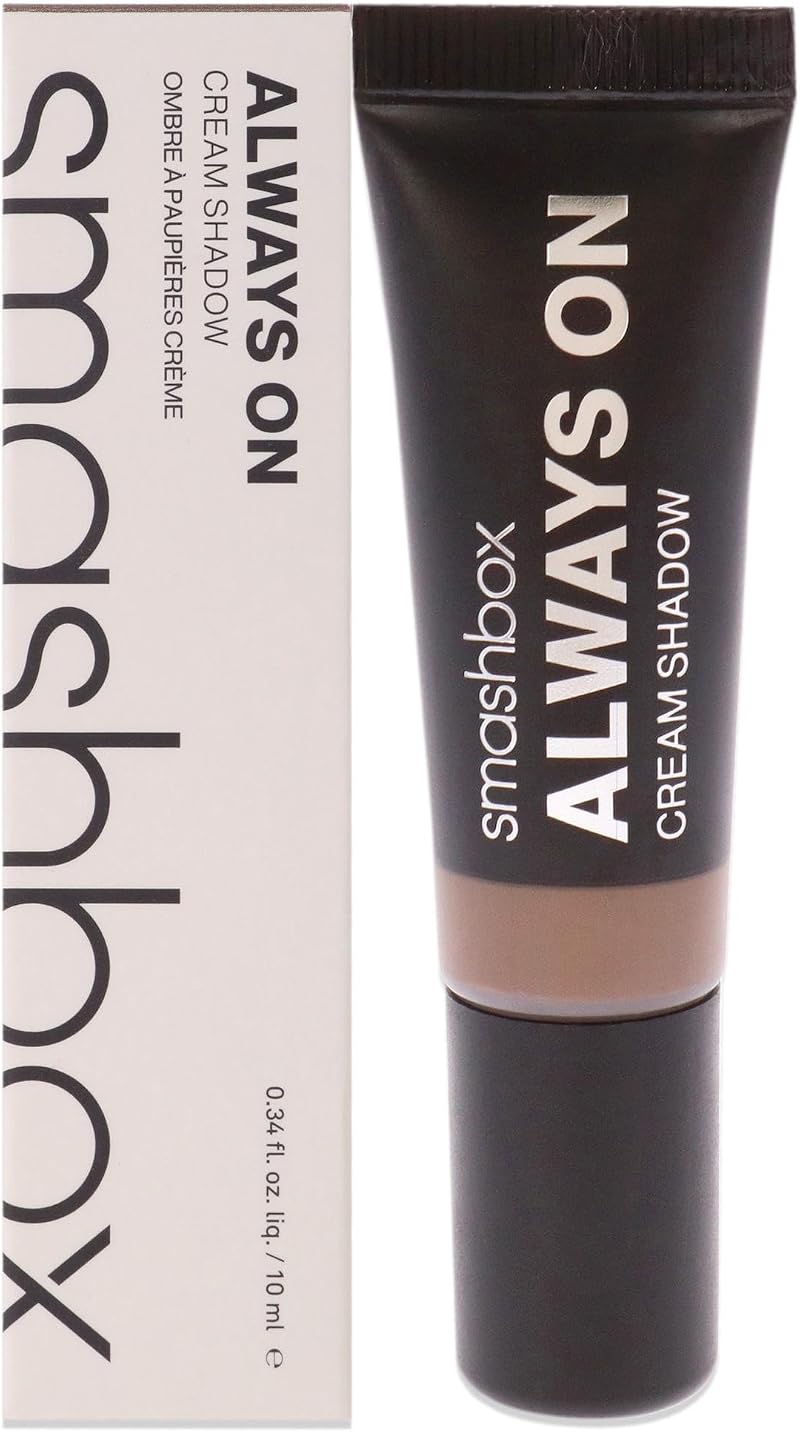 Smashbox Always On Cream Eyeshadow Greige 0.34 oz Vegan Primer Infused Matte