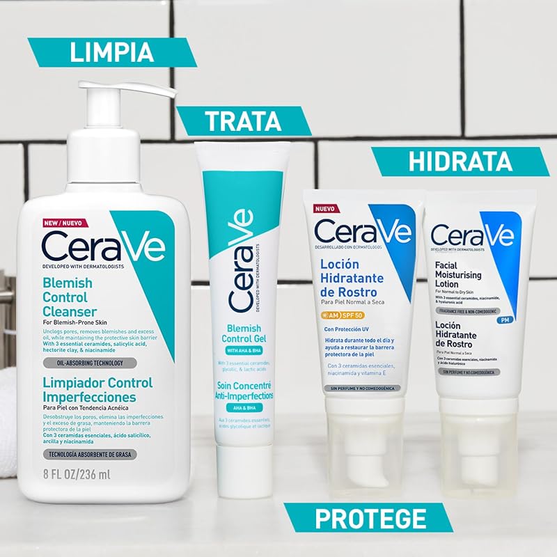 , Gel Control Imperfecciones, Tratamiento hidratante AHA / BHA, 40 ml