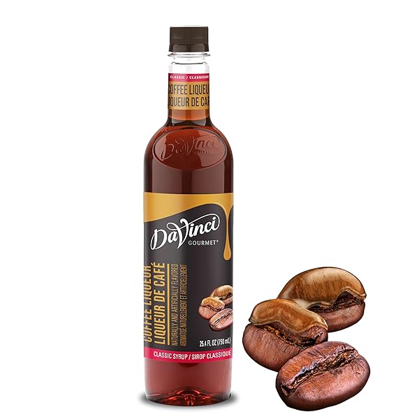DAVINCI GOURMET CLASSIC COFFEE LIQUEUR SYRUP, 25.4 FLUID...