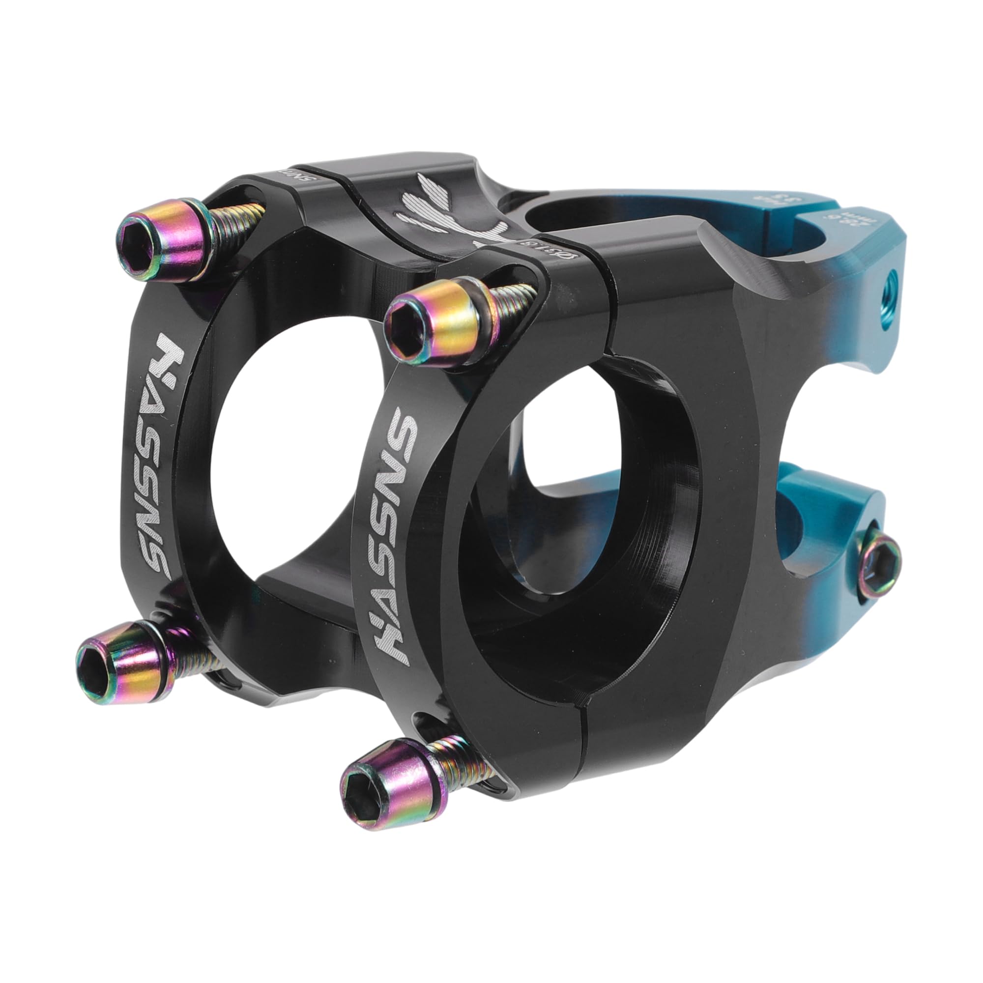 Hihaha Bike Stem/Short Handlebar Adjustable Stem/for Bike/ 1Pc Black Blue