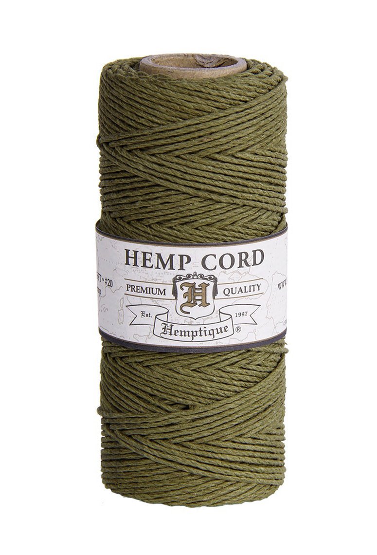 Hemptique Cord Spool Sage, one Size, Hemp_HS20CO-SG