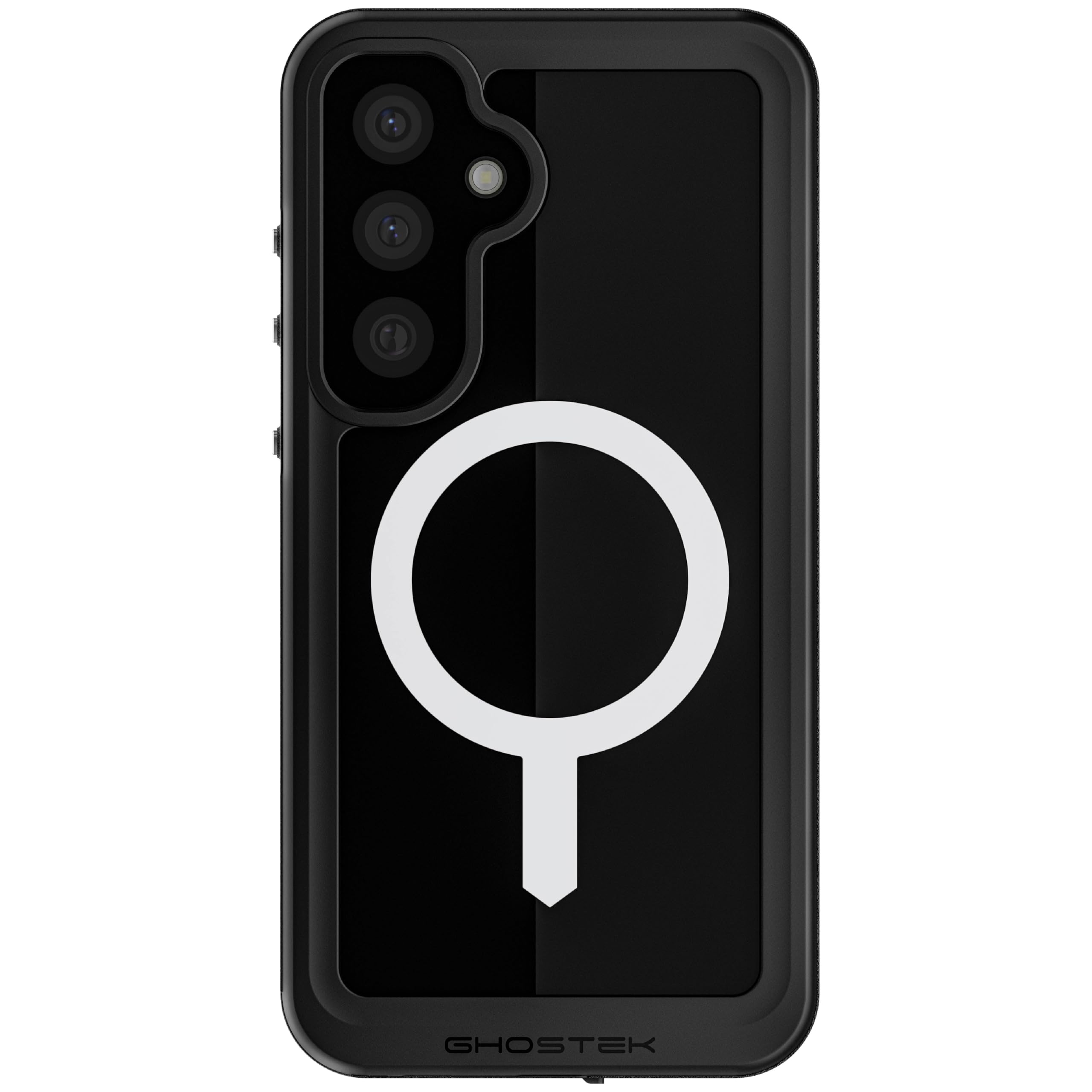 Photo 1 of Ghostek Nautical Slim Samsung Galaxy S25 Plus Waterproof Case with Screen Protector, Camera Lens Cover and Magnetic MagSafe Compatible with Samsung S25+ 2025 (6.7") (Black)