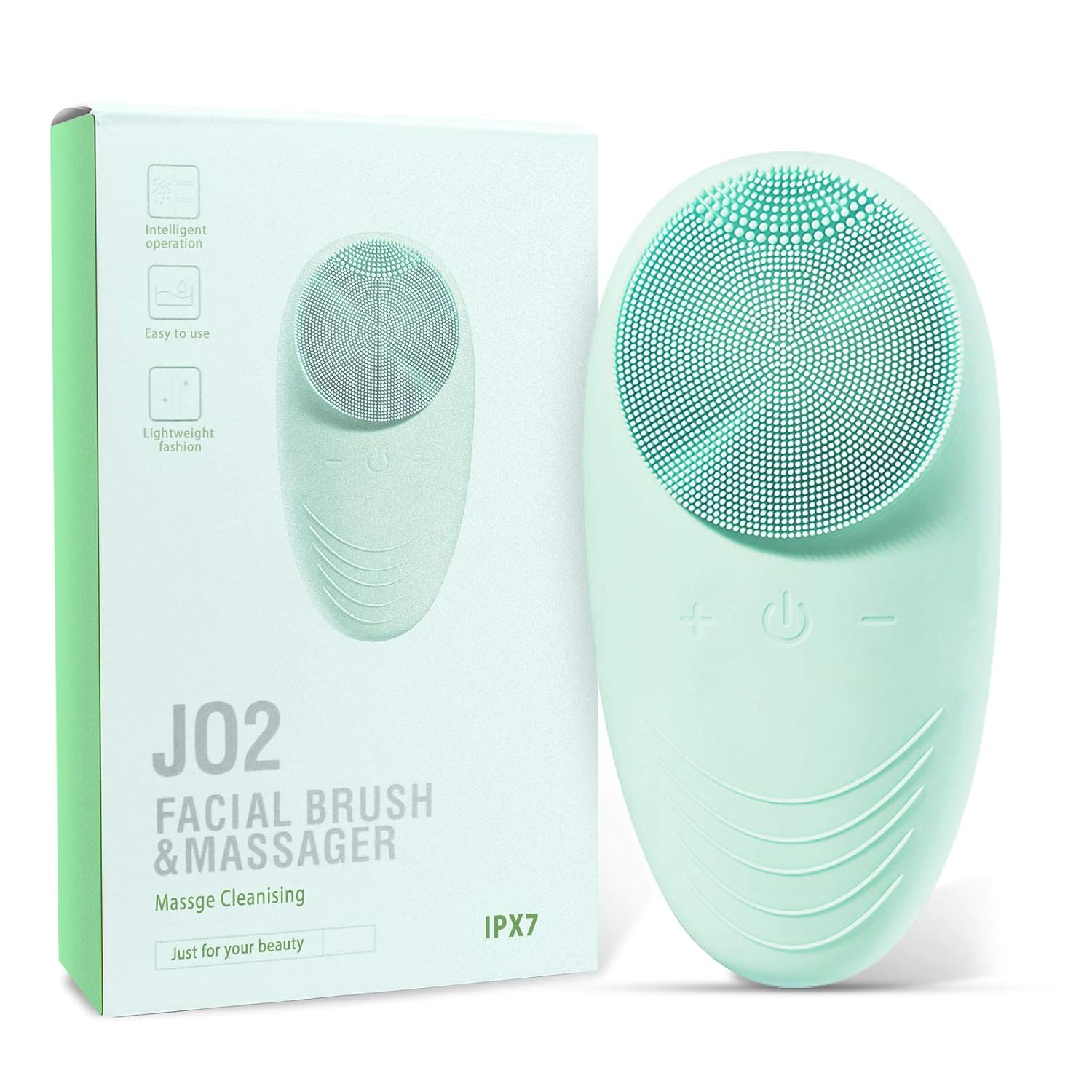 TOPNaturePlus Facial Cleansing Brush, Waterproof Face Brush, Face Portable Scrubber Massager for Blackhead Removing, Skin Care, and Deep Cleaning: Beauty