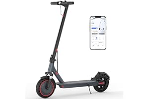 Qlaway E Scooter for Adults 19-22 MPH 350/500W Motor 281/441Wh Battery,8.5"/10" Tires,Motorized Scooter Up to 22 Miles Range, Foldable Scooter with Double Shock Absorption/Bearing 265 LBS/APP Control